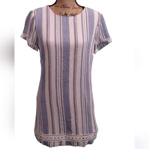 Blue and White Striped Lulu's Summer Dress
